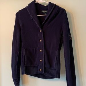 Lauren Ralph Lauren Navy Blue Cardigan